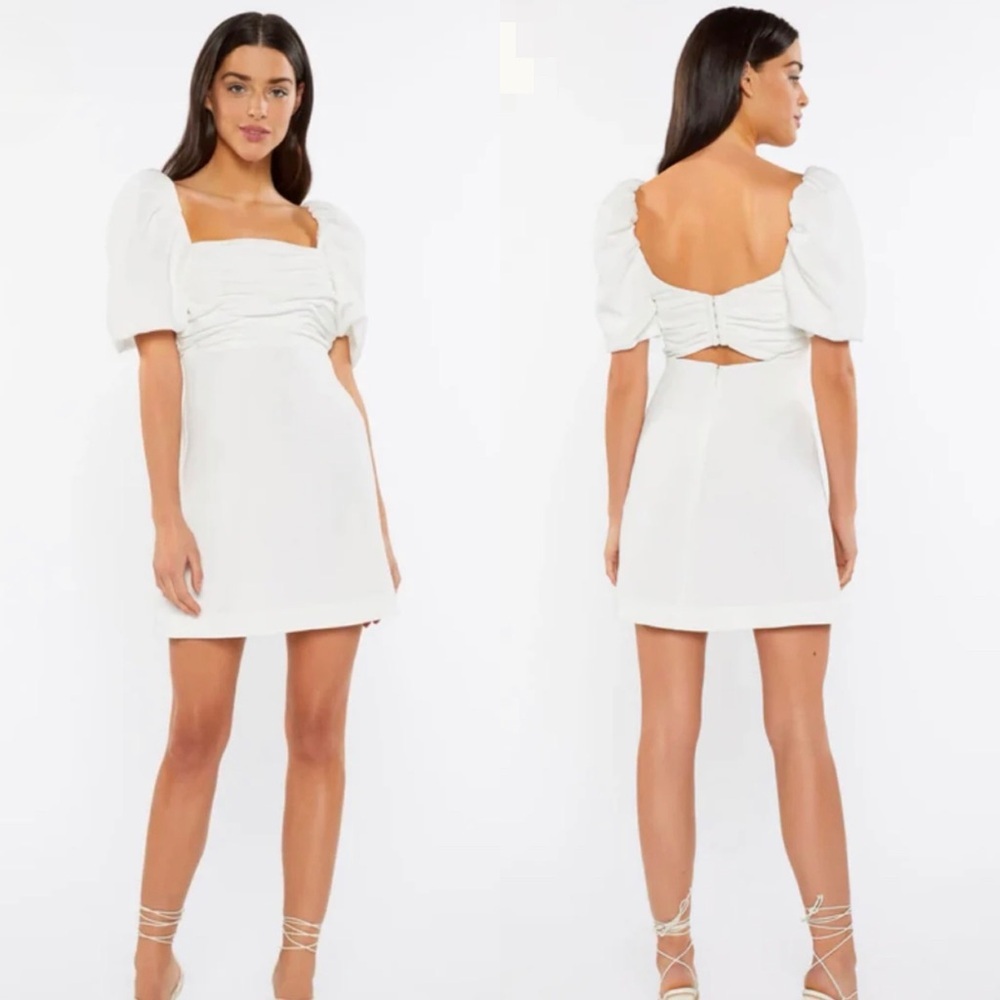 NEW Cinq a Sept Odele Mini Dress White